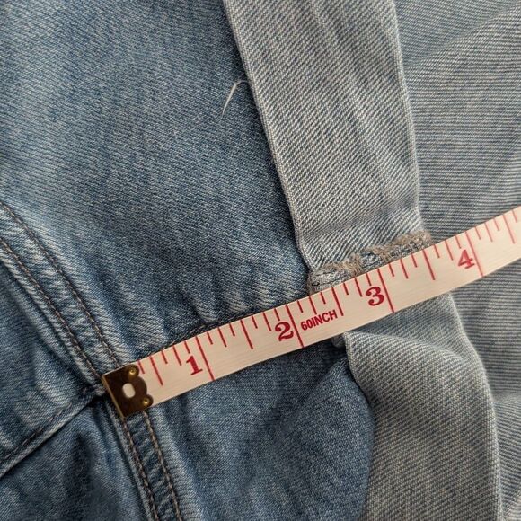 American Eagle Outfitters Denim High Waist Cuffed Mom Short Women's Size 18 - Picture 8 of 8